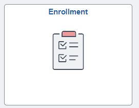 Enrollment tile in MySSU